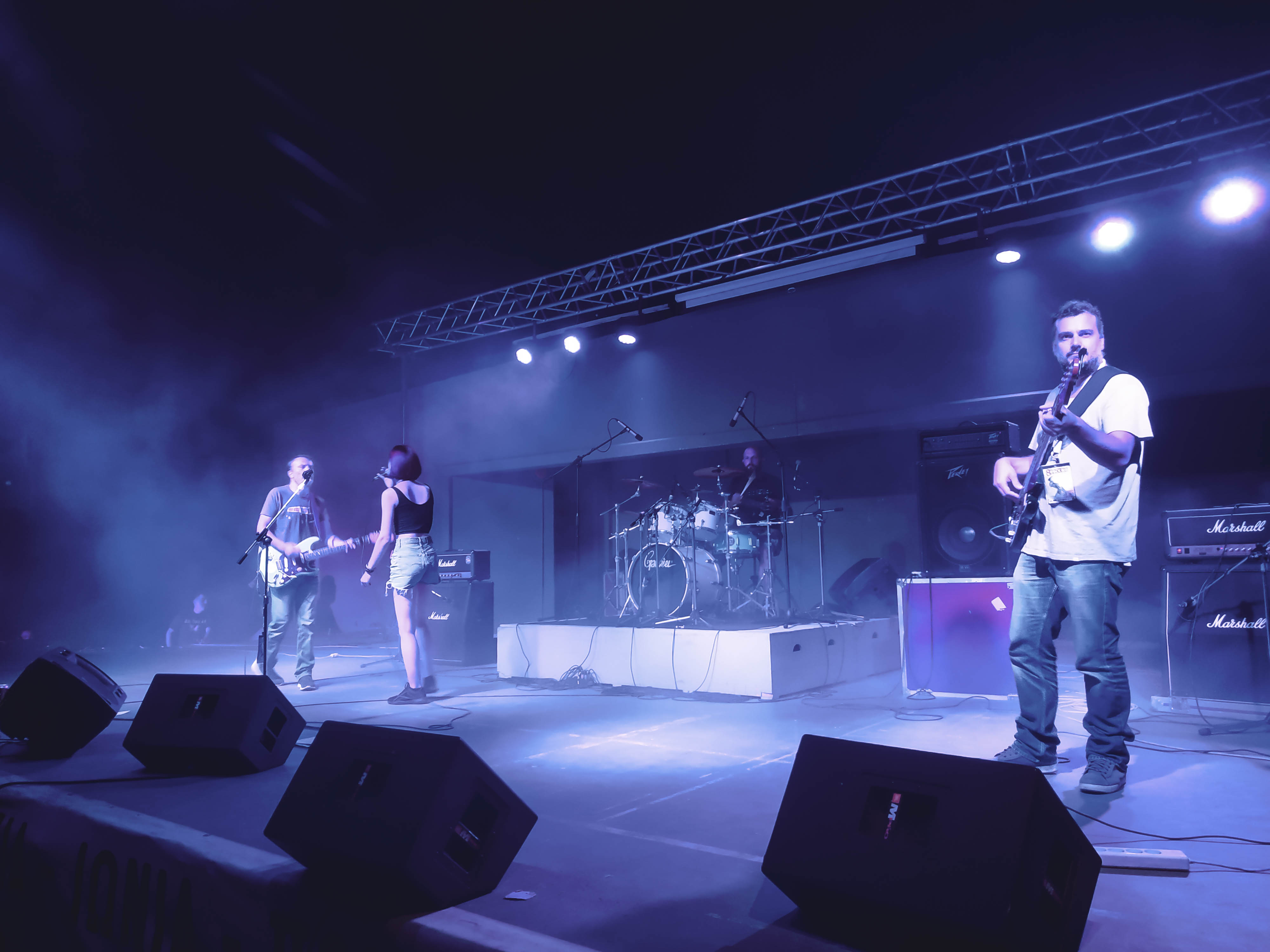 Behind 12 Bars performing at Rock Aid Festival