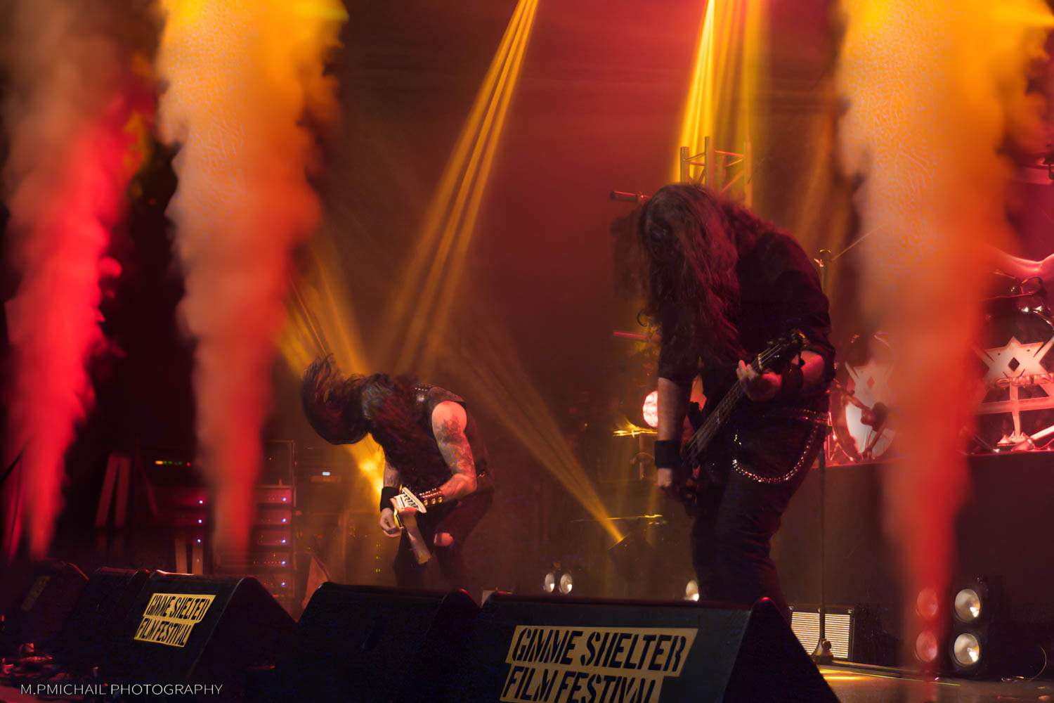 Firewind performing live on Gagarin 205 stage, athens, 2022
