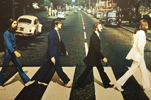 The Beatles : Abbey Road | Walking across the zebra crossing | On This Day In Music