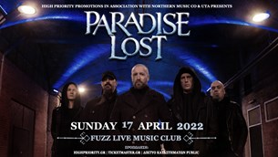Paradise Lost - Νέα ημερομηνία για τη συναυλία τους στο Fuzz!