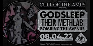 GODSLEEP, THEIR METHLAB, BOMBING THE AVENUE @ AN CLUB