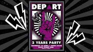 Depart.gr 2 Years Birthday Party @Rock Street, Νίκαια