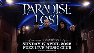 Οι Fragment Soul θα ανοίξουν το live των Paradise Lost στο Fuzz