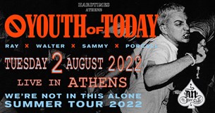 Youth of Today We΄re Not In This Alone Summer Tour 2022 live @AN Club