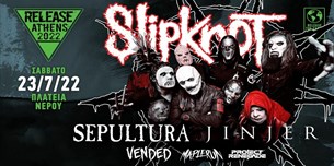 Survival Kit | Release Athens Festival Day 12 (23/07): Slipknot, Sepultura, Jinjer, Vended, Maplerun, Project Renegade 