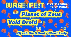 18/9 | Οι Planet of Zeus & οι Void Droid στο Burger Fest 22