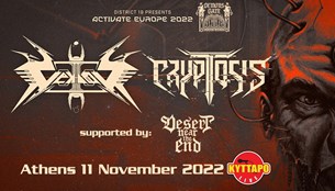 11/11 | Οι Vektor μαζί με τους Cryptosis & Desert Near The End έρχονται στο Κύτταρο