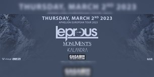 02/03/23 | Leprous, Monuments, και Kalandra στην Αθήνα | Gagarin 205
