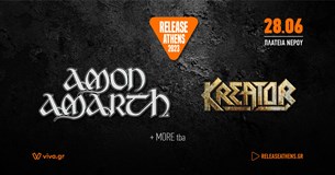 28/06/23 | Release Athens 2023 | Amon Amarth, Kreator +more tba | Πλατεία Νερού