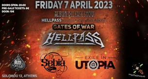 07/04/23 | Hellpass, Gates of War album release show | An Club