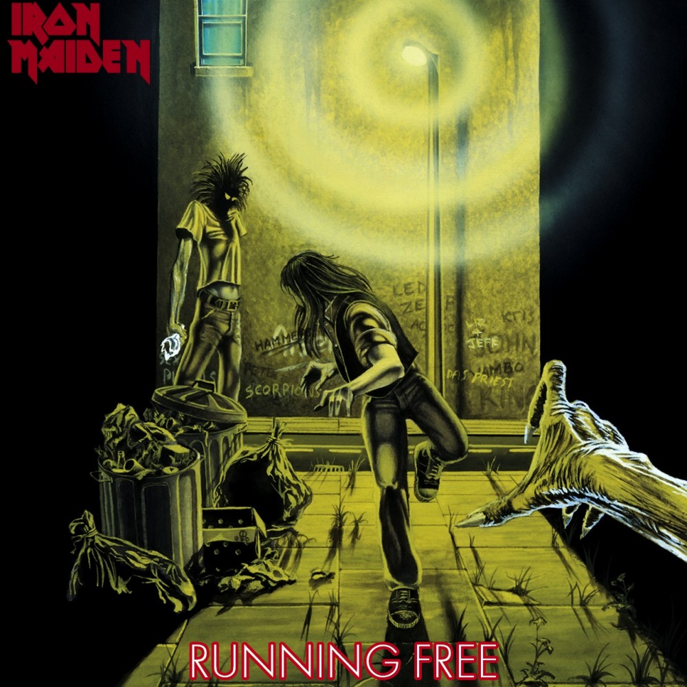 Iron Maiden running free cover 1980