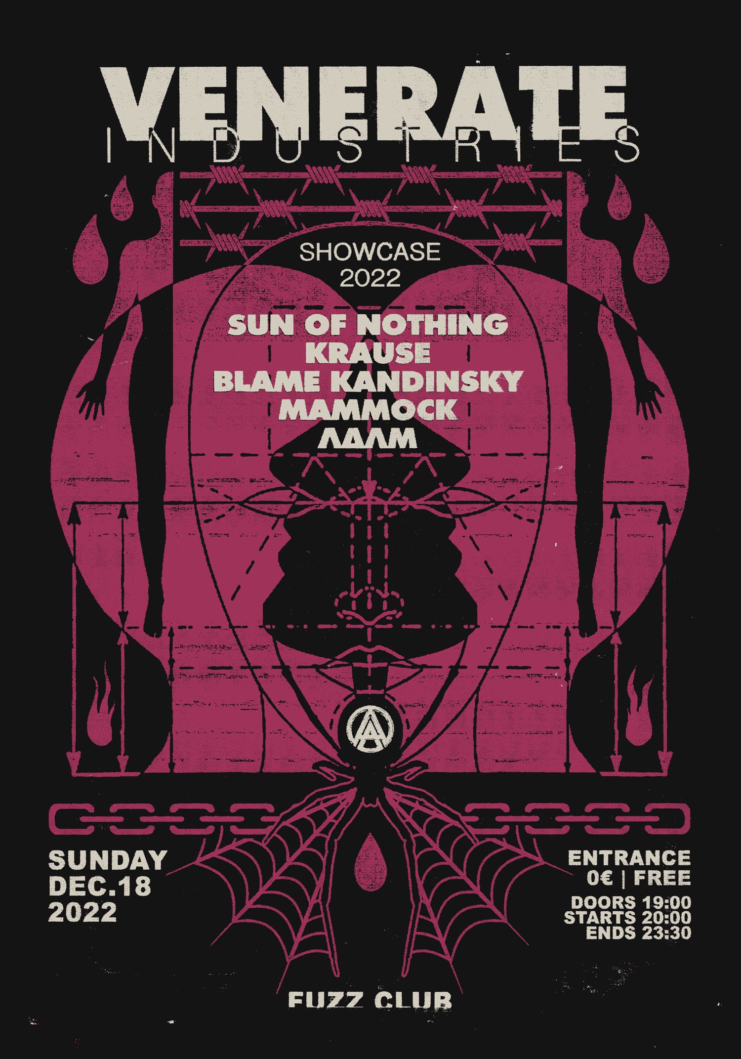 Venerate industries showcase adam sun of nothing, blame kandinsky, mammock, Krause